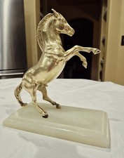 VTG  Detailed Cast Brass Horse