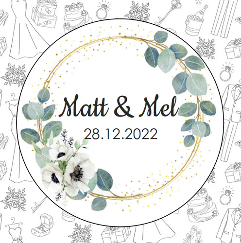 Personalised wedding - 70, x