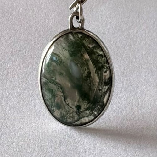 Vintage moss agate sterling - vintage,