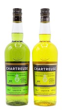 Chartreuse - Green & Yellow Herbal Liqueur (2 x 70cl) 70cl x 2
