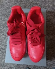 Alexander McQueen Red Leather