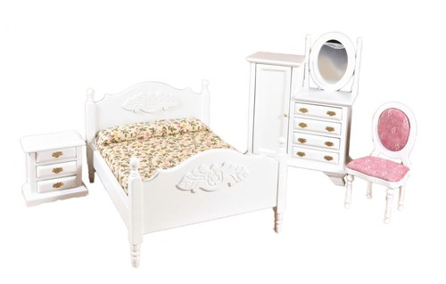 Dolls house white - white, double