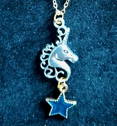 Unicorn charm pendant - unicorn,