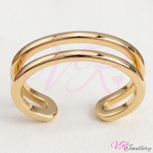 Double band toe ring surgical - toe,
