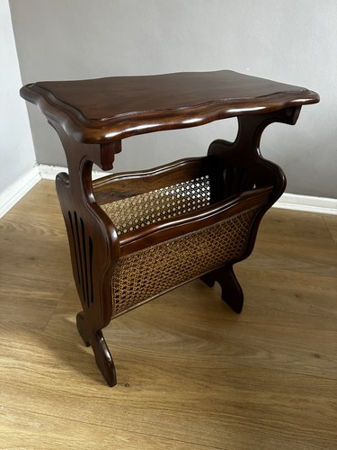 Mahogany magazine rack side - rack, |