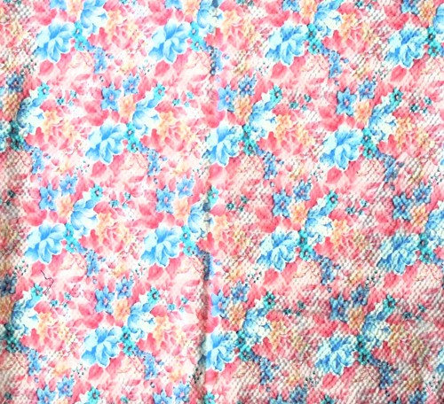 Floral cotton blend seersucker - floral,