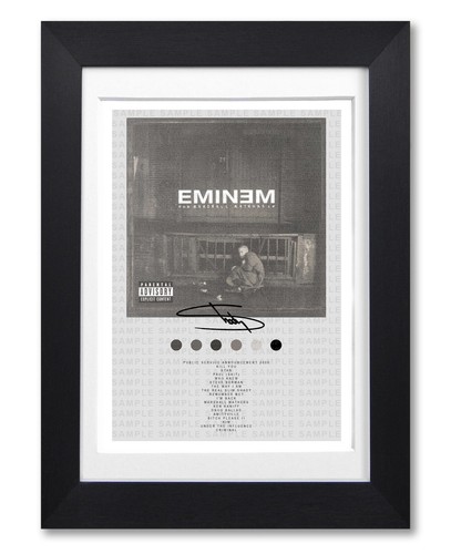 Eminem signed photo print - eminem,
