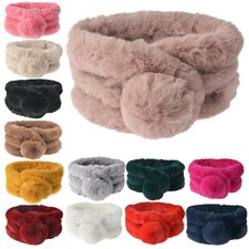 Women’s New Fluffy Ultra Soft Faux Fur Warm Winter Scarf Neck Stole