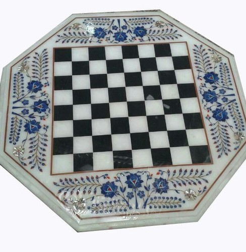 Marble chess end coffee - 18",