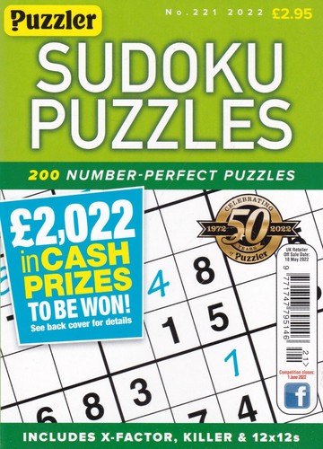 Puzzler sudoku puzzles book - sudoku,
