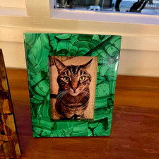 Green Malachite Stone Wall