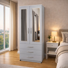 Pre-Assembled 2 Door Mirrored
