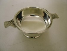 Large Pewter Quaich