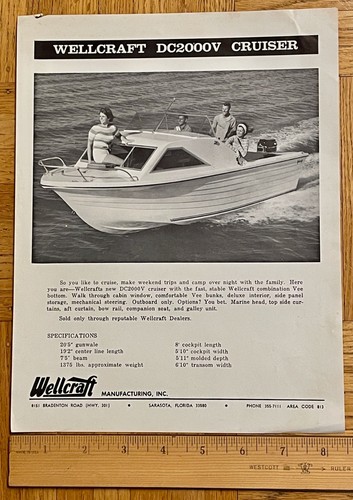 Vintage wellcraft dc2000v - wellcraft,
