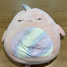 Evie Pink Narwhal Squishmallow