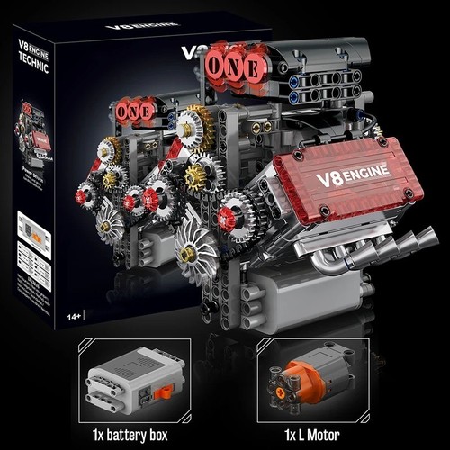 478pcs engine technical - v8,