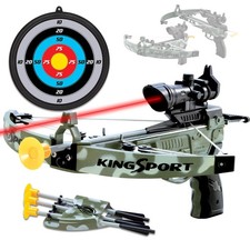 Activity Crossbow Toy Set Target Arrows Interactive Game Role Playing for Kids