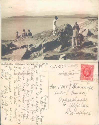 Gimblet rock and bay pwllheli - and,