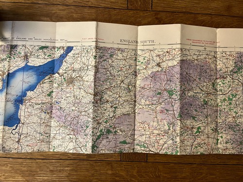 Vintage map raf 2nd - -,