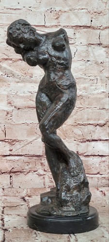 Bronze woman torso statue - woman,