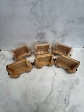 New 10cm Wooden Magnet Trains
