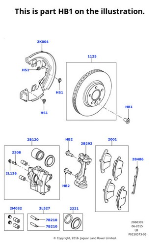Land rover bolt braking - bolt,
