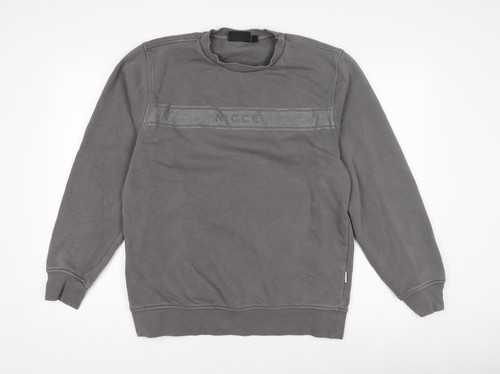 Nicce men grey pullover - nicce,