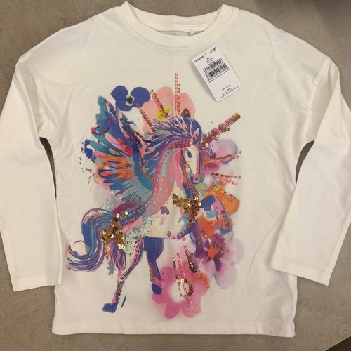 Next girls unicorn top - , 5-6y