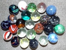 COLLECTORS GIANT SHOOTER MARBLES 1¼" 35mm  ASSORTED COLOURS * YOU CHOOSE COLOURS
