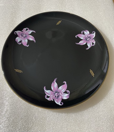 Palissy orchid plate - ‘orchid’,