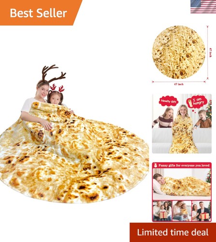Funny burrito tortilla blanket - funny,