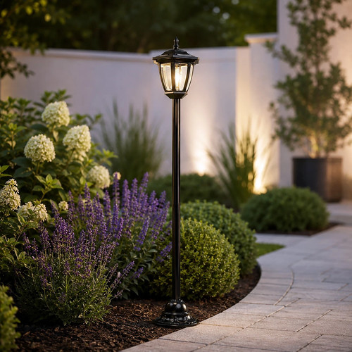 Solar lamp post light lantern - solar,
