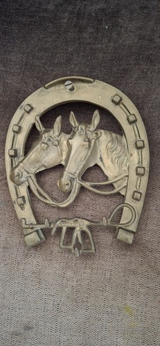 Brass horseshoe shaped - horseshoe, key