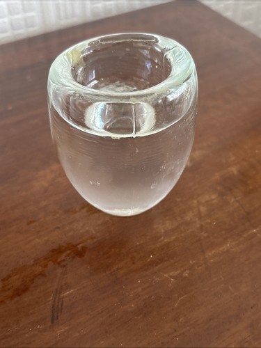 Vintage heavy glass match - heavy, match/