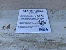 The Stone Roses  Remixes  SAMPLER  rare signed Autographed by IAN BROWN promo CD