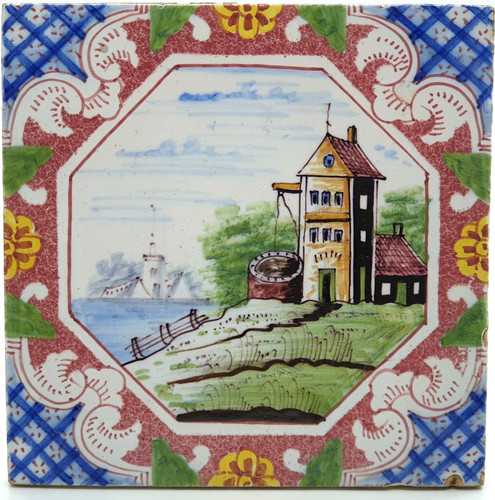 Polychrome dutch delft makkum - polychrome,