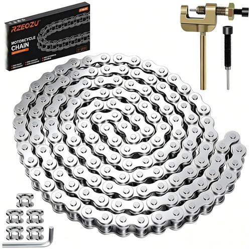 Silver mini bike chain with - mini,