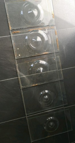 Glass bullseye window pane - glass,