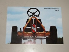 Vintage Puky Children's Vehicles 1975 Brochure/Catalogue