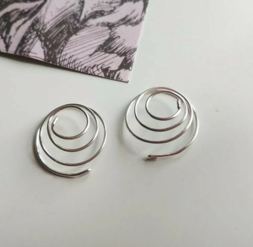 Spiral nipple rings unisex - rings,