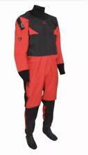 2021/22 TYPHOON HYPERCURVE BACK ENTRY DRYSUIT WITH LATEX SOCKS RED BLACK-LARGE