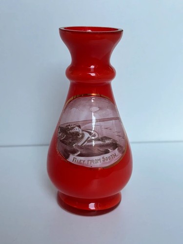 Vintage hand painted red - hand-painted,