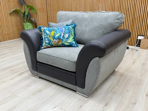 Very danube armchair grey - very,