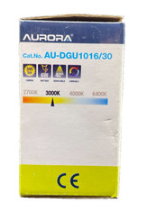 AURORA AU-DGU1016/30 3000K PAR16 GU10 LUNA Dimmable LED Lamp 240V