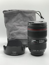 CANON EF 24-105 mm 1:4L IS USM II LENS - VERY GOOD - E F 24-105mm f/4.0L MK2