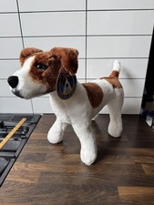 Melissa & Doug Jack Russell Terrier Dog Plush Large 15" Realistic with Tag 