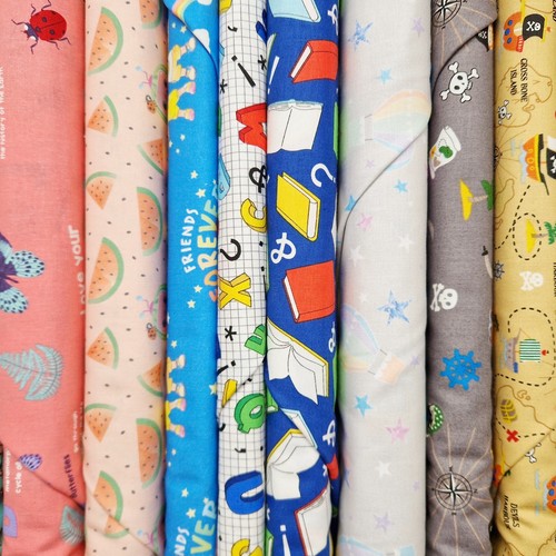 Cotton fabric for - fabric, kids