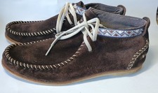 Hudson brown Suede Moccasins