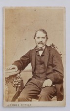 CDV OF A 19TH CENTURY MAN IN A