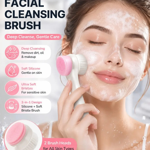 Silicone facial cleansing - facial,